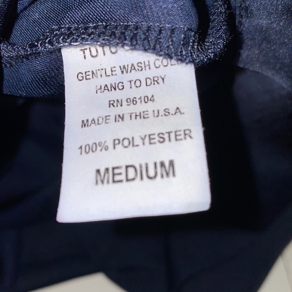 Tutu & Lilli navy blue oversized blouse size M - Picture 6 of 6